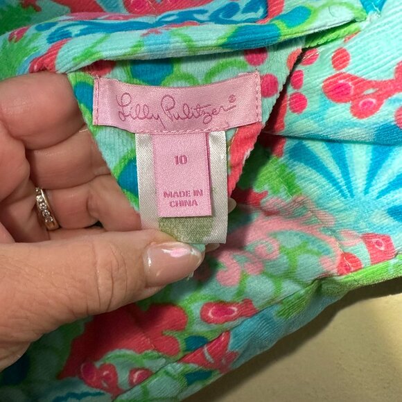 Lilly Pulitzer Reversible Girl's Vest, size 10 - Picture 4 of 6